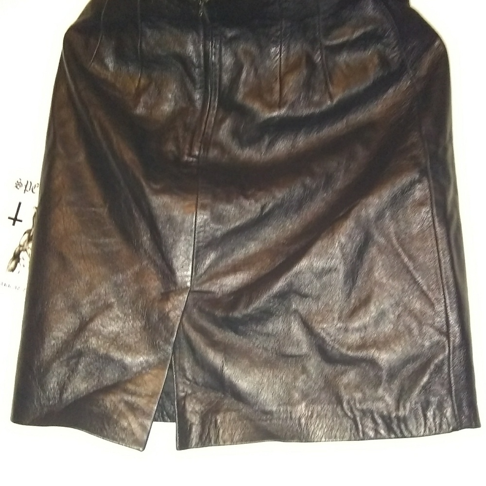 leather skirt size 10 (Lord & Taylor)